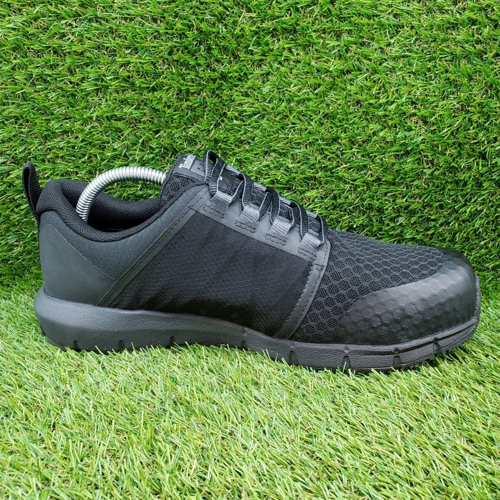 Timberland‎ PRO Radius SIZE 9 Men's Composite Toe Safety Work Shoe Black EH SR